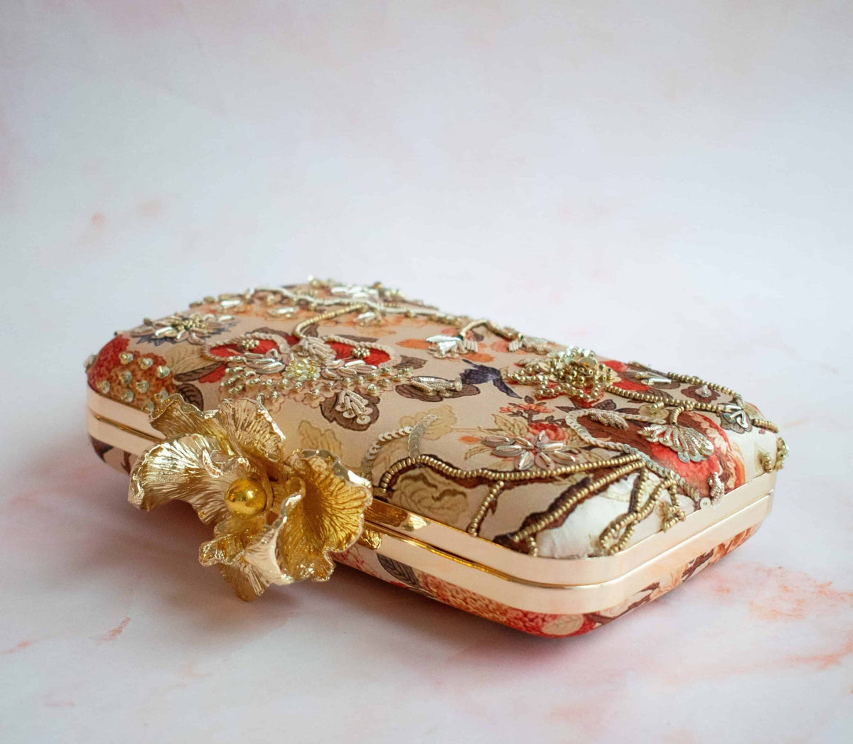 PRE-ORDER - Romantic Floral Clutch