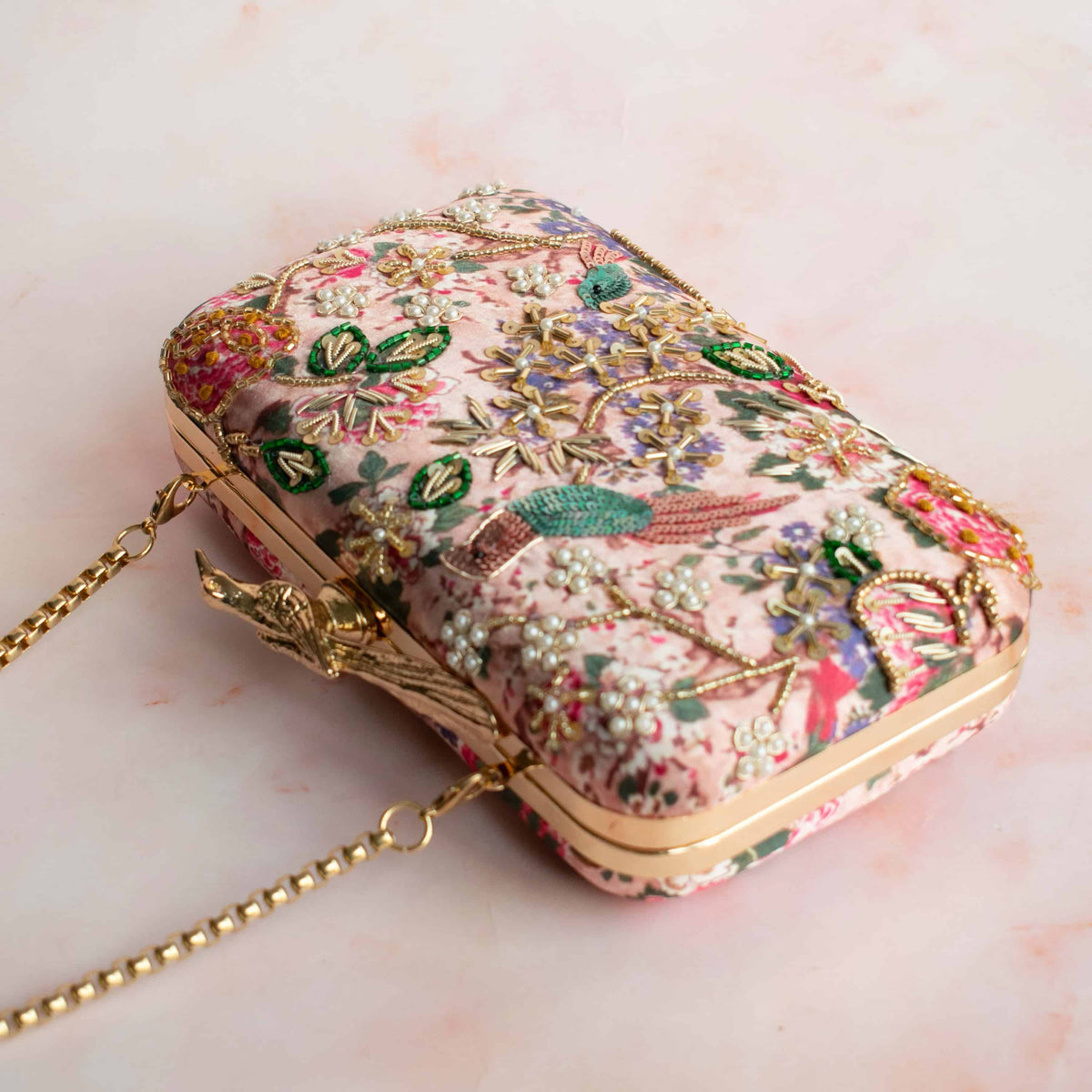 PRE-ORDER - Mumbai Dreams (Nude Pink) - Bird Clasp