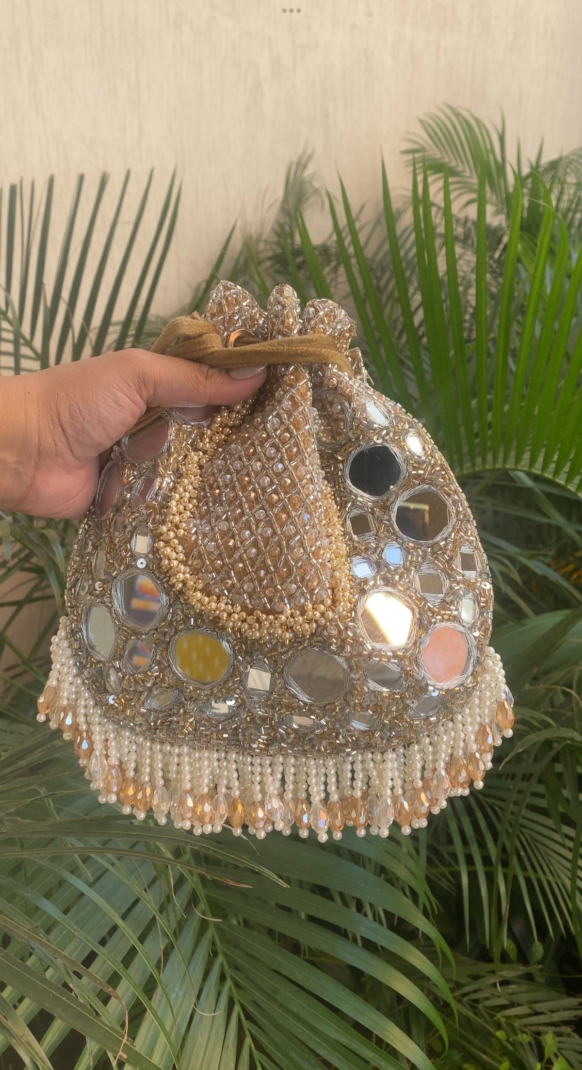 Mirror Glow Potli Bag