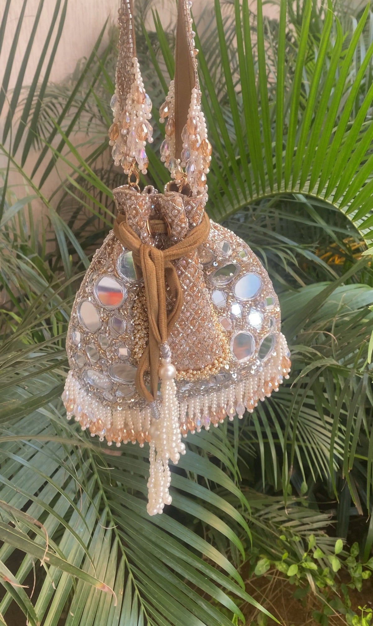 Mirror Glow Potli Bag