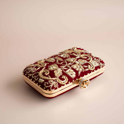 PRE-ORDER - BARAAT (Maroon Velvet)