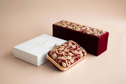 PRE-ORDER - BARAAT (Maroon Velvet)