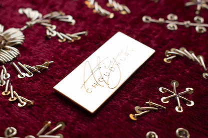 PRE-ORDER - Anaya Trousseu Box (Red Maroon Velvet)